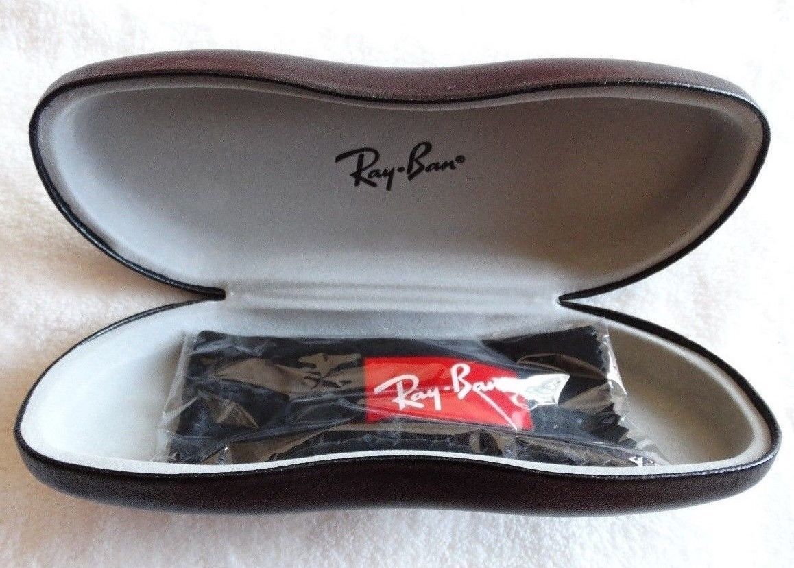 Ray ban Brand new Hard case Black with cleaning cloth