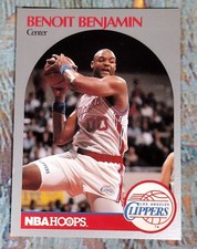 Benoit Benjamin NBA Hoops 1990 Los Angeles Clippers #142