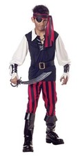 Big Boys' Cutthroat Pirate Costume X-Small 4-6 - FREE SHIPPING