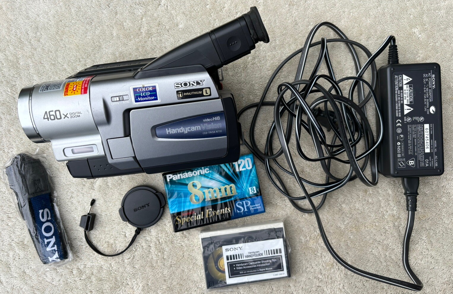 Sony CCDTRV58 HI8 8mm Video8 camera Camcorder VCR Player Video Transfer eBay