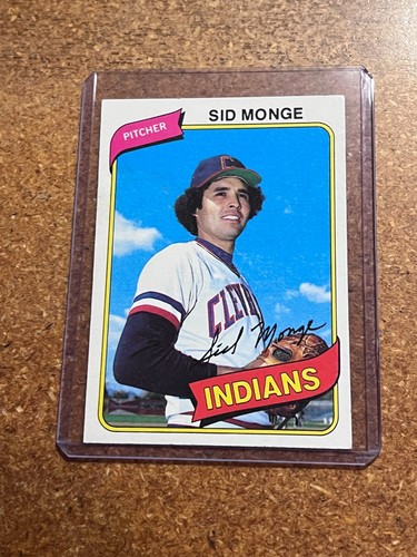 1980 Topps Baseball # 74 Sid Monge