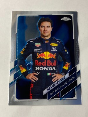 2021 topps chrome formula 1 SERGIO PEREZ portrait