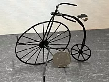 Dollhouse Miniature Metal Bicycle Bike SEAT BENT 1:12 scale E35 Dollys Gallery