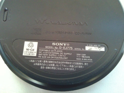 SONY D-EJ775 Portable CD player Walkman Pink Good | eBay