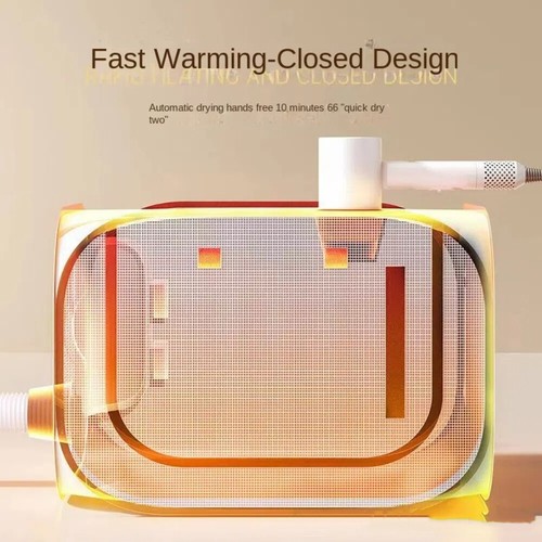 Breathable Cat Drying Oven Folding Pet Drying Box Cat Hair Dryer Cat Washing - Picture 5 of 12