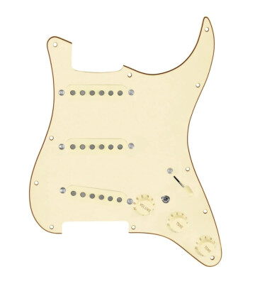 920D Texas Vintage 7 Way Loaded Pickguard-toggle Cream / Cream for Strat Guitar