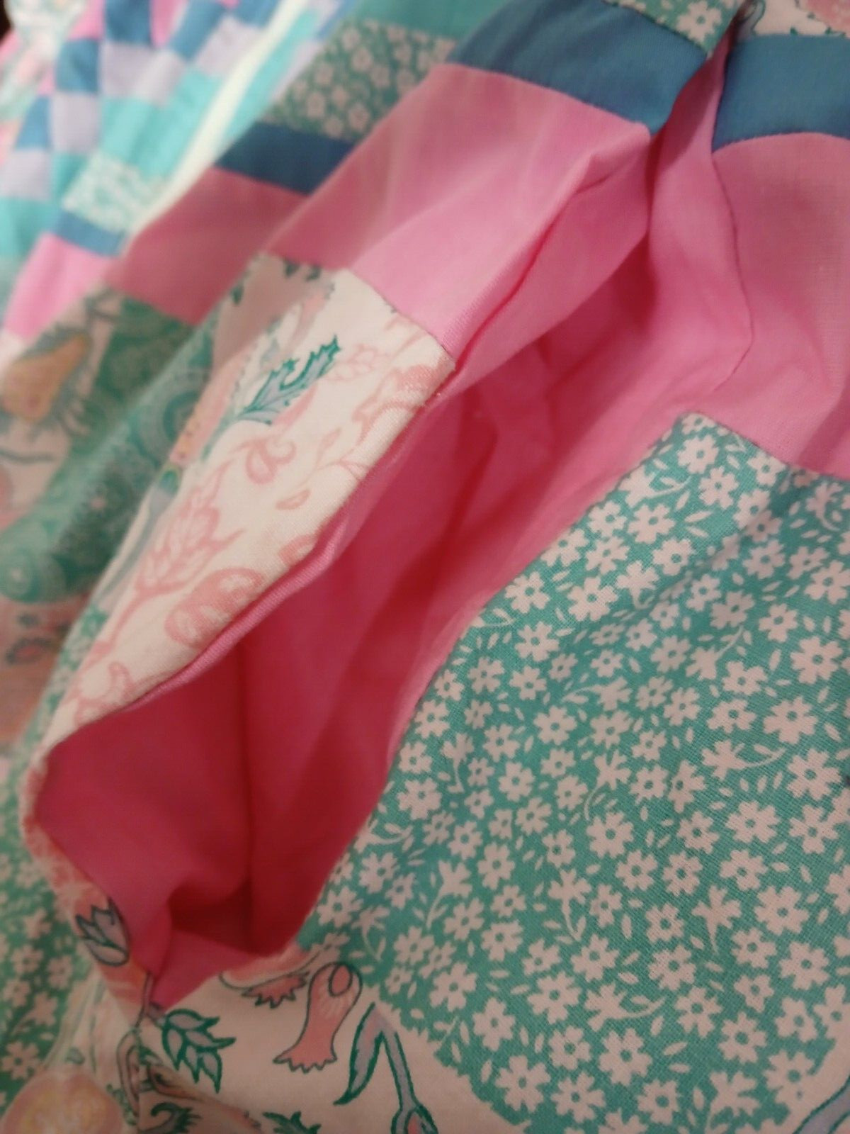 Custom Made Patchwork Women's Zip Up Jacket Lined… - image 13