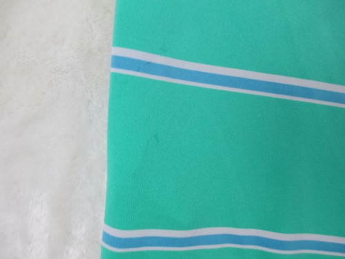 FootJoy Polo Shirt Mens Extra Large Green Striped Performance Lightweight Golf* - Picture 9 of 14