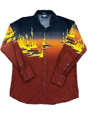 VERY RARE Vintage 90s Brooks Dunn Panhandle Slim Pearl Snap