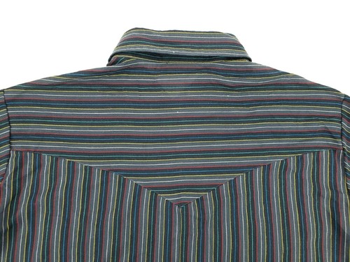 Vintage Lee Lightweight Western S/S Pearl Snap Striped Shirt Men's Size Large L - Picture 5 of 8
