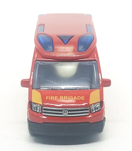 Majorette Volkswagen Crafter Fire Brigade Red 1/64 (3") no Package - Picture 2 of 7