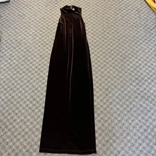 Vintage Y2K Jump Apparel Maxi Gown 5/6 Whimsigoth Velvet Vampy Dark Elegance