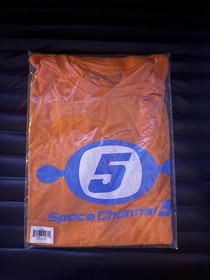 Space Channel 5 Logo Shirt Size XL Limited Run Games RARE Orange Dreamcast Sega