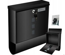 Cassetta delle lettere per giornali postali, grandi lettere A4 a casa avampos...