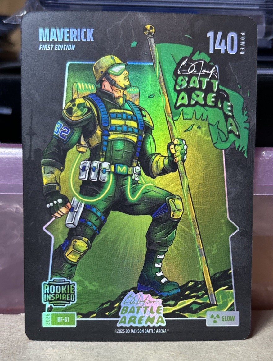 2026 Battle Arena Griffey MAVERICK COOPER FLAGG RC GLOW Battlefoil !! Ultra Rare