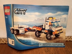 LEGO City Coast Guard Truck W/Speed Boat 7726 Complete with Instructions & Box