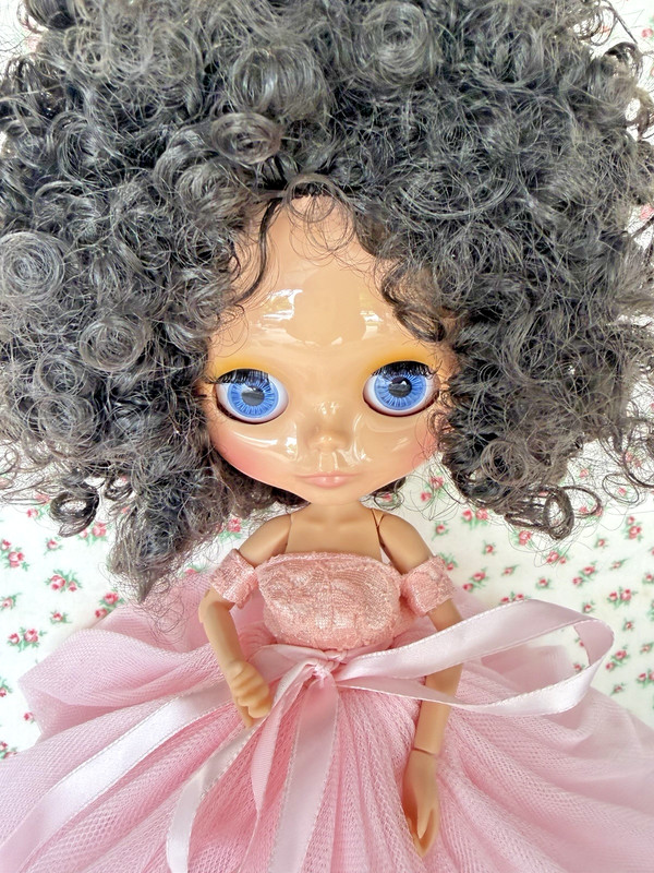 Vintage Approx. 12" Factory Blythe Doll - No Mark - Pull String - Eyes Change