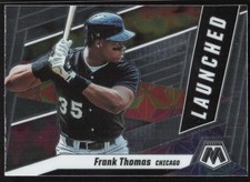 2021 Panini Mosaic Launched Frank Thomas Baseball Card #L6 - Chicago White Sox