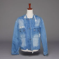 THE LAUNDRY ROOM Women's Small to Medium Fit Denim Hooded Jean Jacket