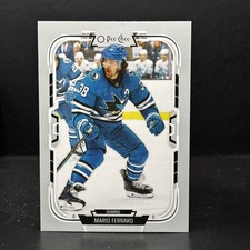 2025-26 O-Pee-Chee Base #144 Mario Ferraro - San Jose Sharks