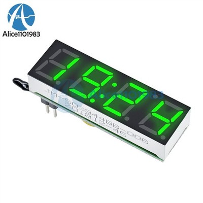 Green 3 in 1 LED DS3231SN Digital Clock Temperature Voltage Module Electronic #z