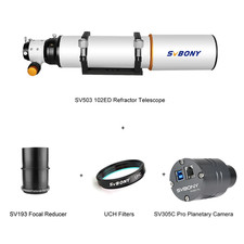 SVBONY SV503 102ED F7 Telescopes Refractor OTA DSO Photography Suit 4Pcs