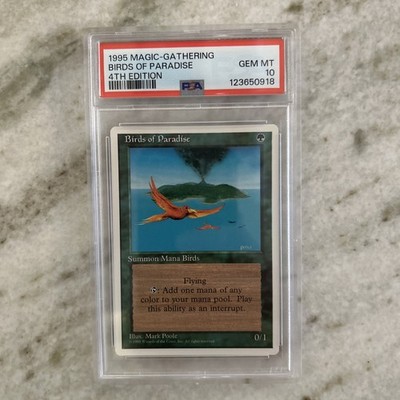 MTG Birds of Paradise 4ED 英語 極楽鳥 miscut 1x Birds of Paradise