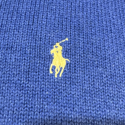 Big & Tall blau Polo Ralph Lauren Quarter Zip Pullover Sweater Cardigan 3XB Strick - Bild 7 von 15