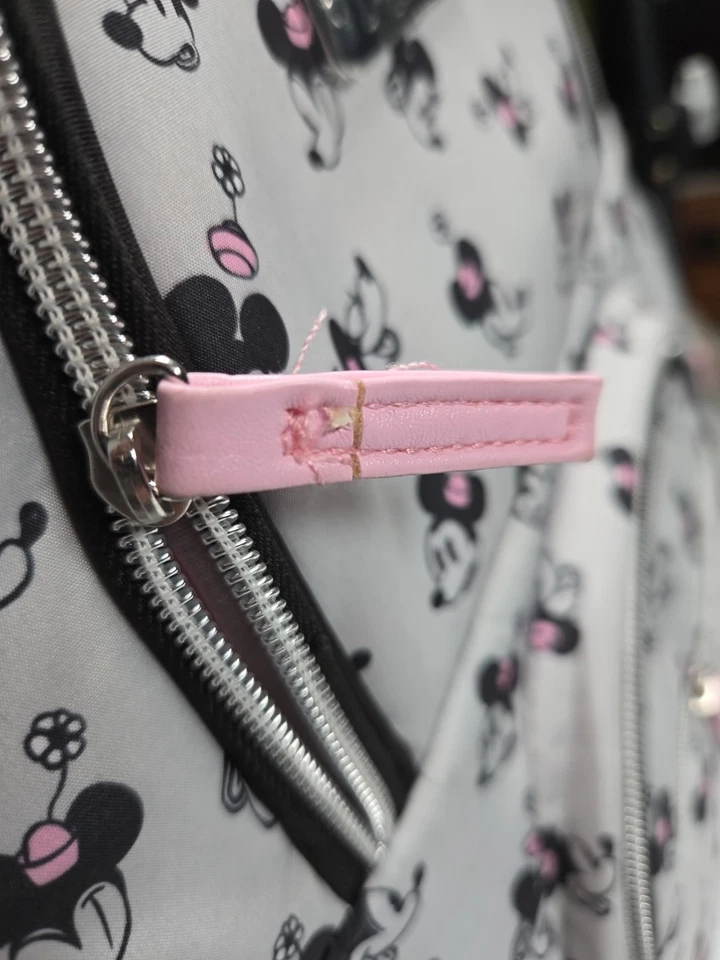 ¡Nuevo! Mochila Bolsa de Pañales Disney Baby MINNIE MOUSE 14 Bolsillos. Bolsillo aislante Foto 4 de 4