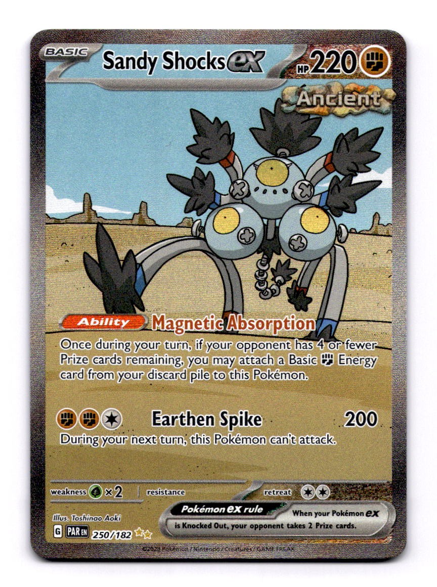 Sandy Shocks ex 250/182 Special Illustration Rare Pokemon TCG Paradox Rift NM