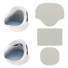 8 Pcs Shoe Heel Repair Patch Set Self-Adhesive Sneaker Inside Patches Light Grey