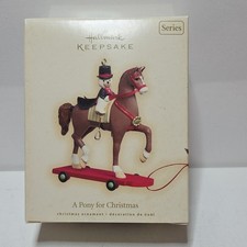 Hallmark Keepsake Series A Pony for Christmas Horse Ornament 2008