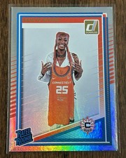 2025 Panini Donruss WNBA #92 Saniya Rivers Rated Rookie Holo Connecticut Sun