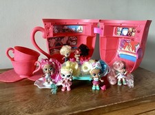 Zuru Itty Bitty Prettys Party Big Teacup Playset with 6 Dolls and Accessories