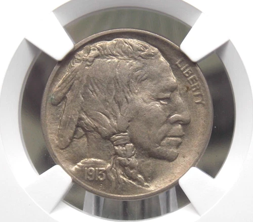 1913 "P" Indian Head BUFFALO Nickel *TYPE 1* 5c NGC MS63 #010 Unc BU ECC&C, Inc.