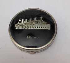Deco  Souvenir Compact  R.M.S Aquitania Cruise Ship 2"