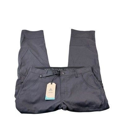 Prana Stretch Zion Pants II Mens Charcoal Grey Hiking Climbing Outdoor NWT