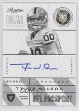 2013 Panini Prestige NFL Passport Signatures Tyler Wilson #23 Auto 0f8