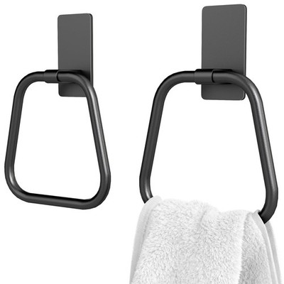 Towel Ring, Hand Towel Holder for Bathroom, Adhesive Hand Towel Holder, Adhes...