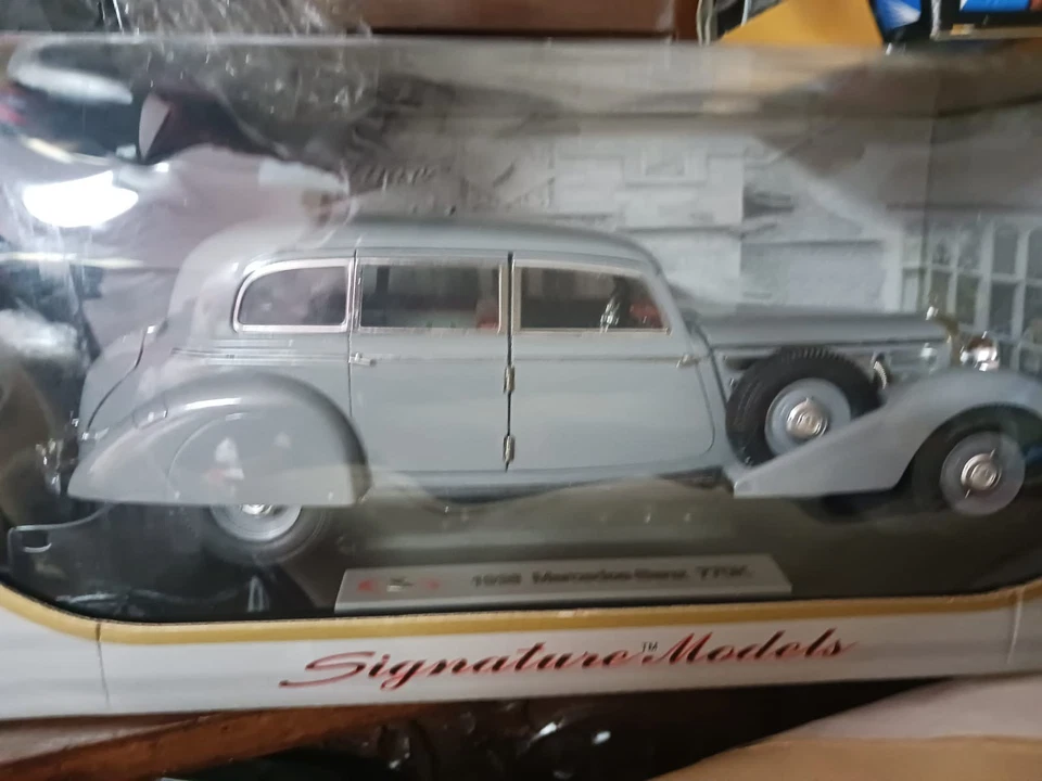 MERCEDES 770 K SCALA 1-18 MARCA SIGNATURE MODELS NUOVA DA NEGOZIO RARITÀ - Immagine 3 di 3