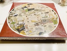 Eaton Whites Reds and Roses 1973 Vintage 20 1/4” Round Jigsaw Puzzle 500 Piece