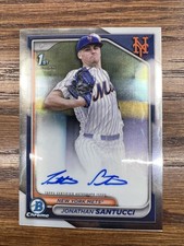 2024 Bowman Draft #CPA-JS Jonathan Santucci Chrome Prospect Autographs