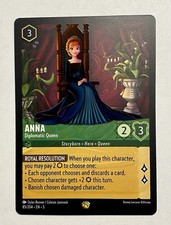 Lorcana Shimmering Skies Anna Diplomatic Queen Legendary 85/204