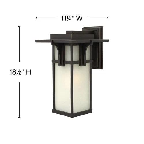 Hinkley Lighting 2235 1 Light 18.5" Tall Outdoor Wall Sconce - Bronze - Picture 5 of 5