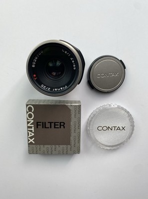 Contax G Carl Zeiss Planar T* 35mm F2 Lens for G1 / G2 camera with L39 Uv Filter