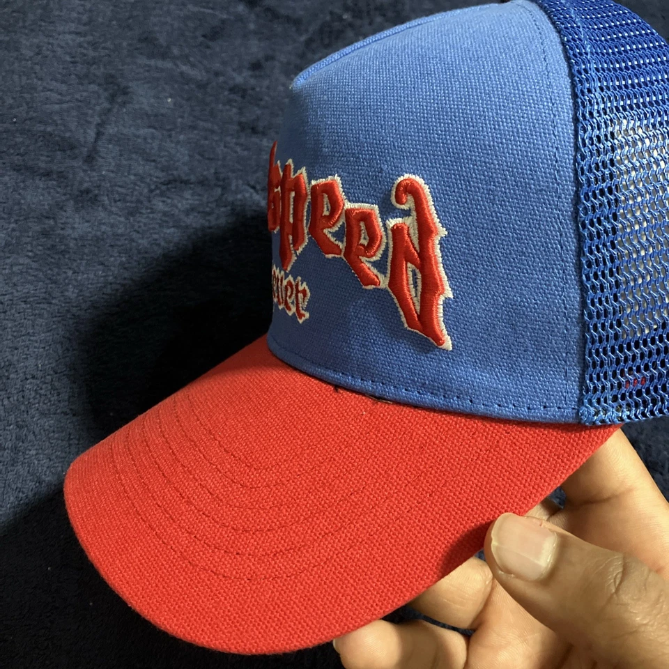 Sombrero de camionero Godspeed rojo/azul Foto 2 de 4