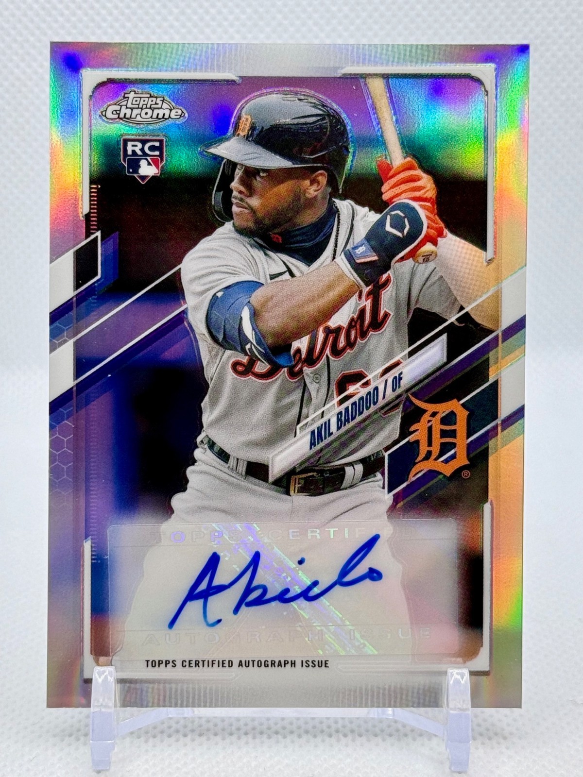 2021 Topps Chrome Update Akil Baddoo RC CUSA-ABA Auto FOR Dakea87