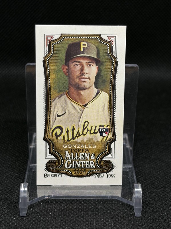 2024 Topps Allen & Ginter Nick Gonzales #26 Mini A&G Back Rookie Pirates