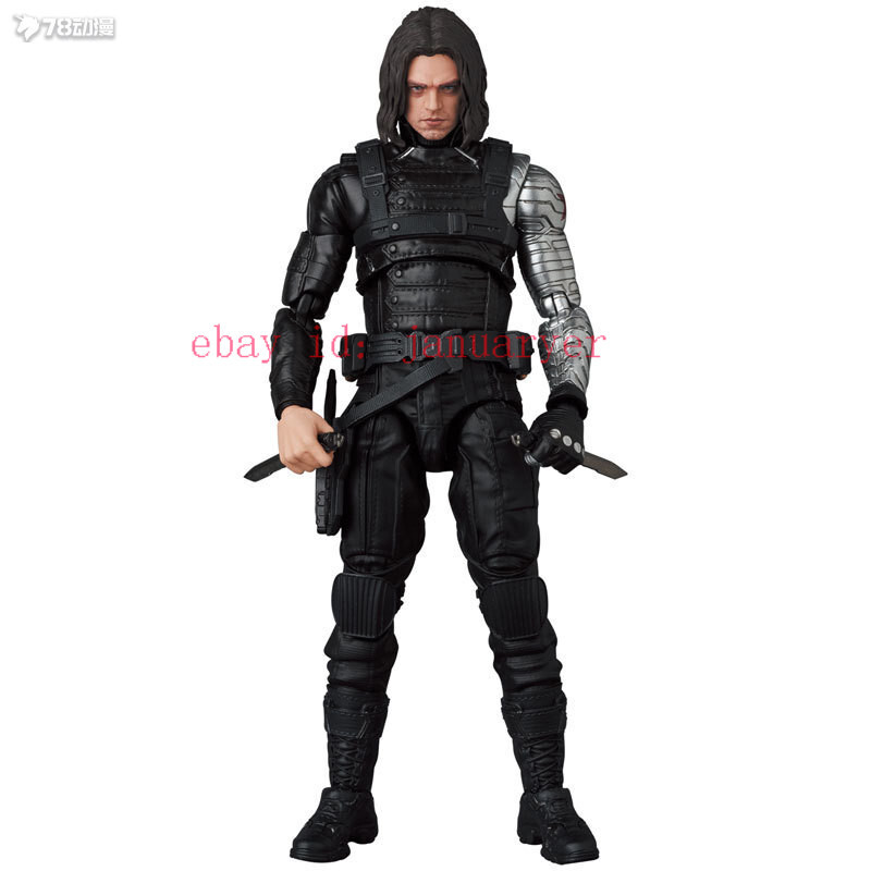 Perfect Medicom Toy Mafex Winter Soldier Action Figure New