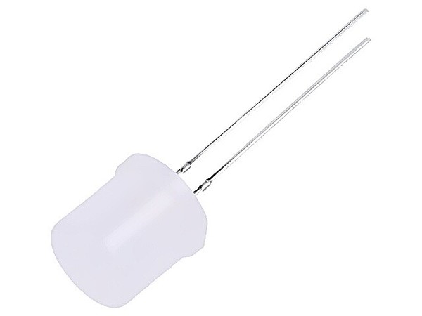 2X OSW5DKA6K2A Led 10Mm Kaltweiß 750-1120Mcd 180° Front: Flach Optosupply-image